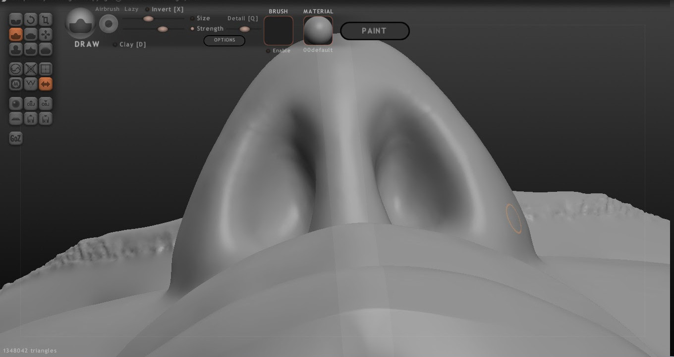 Rhinoplasty 3D Nose Modeling Sculpting 4